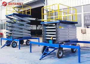 China Steerable Hand Operated Scissor Lifting Table factory