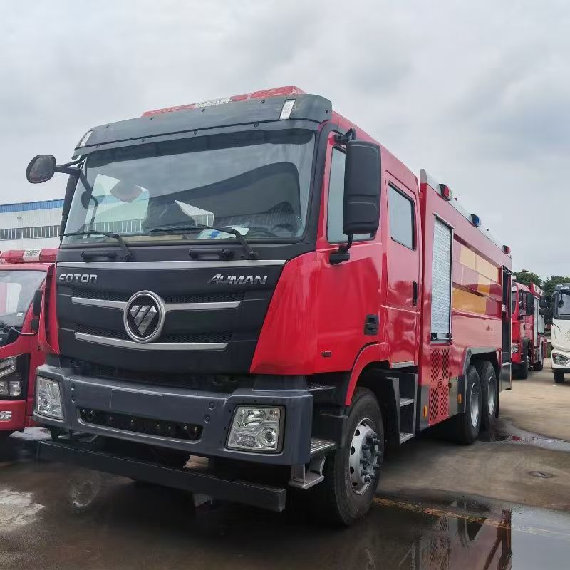 China Foton Auman Foam Fire Fighter Department Rescue Vehicles Truck factory