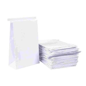 China Plain White Paper Car Barf Bags Airplane Sick Bag 80gsm factory