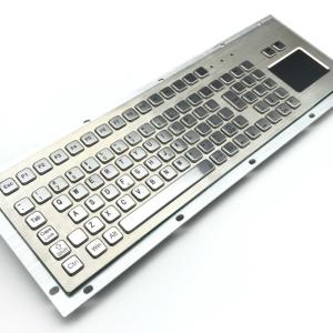 China Stainless Steel Panel Mounted Keyboard With TouchPad Waterproof Dustproof Explosionproof factory