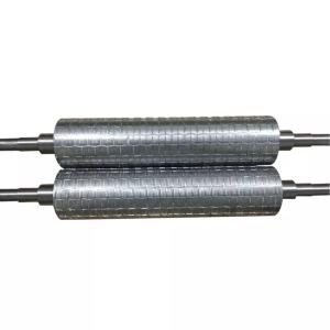 China Cylinder Embossing Mould Roller Ultrasonic Lace Cut Roller factory