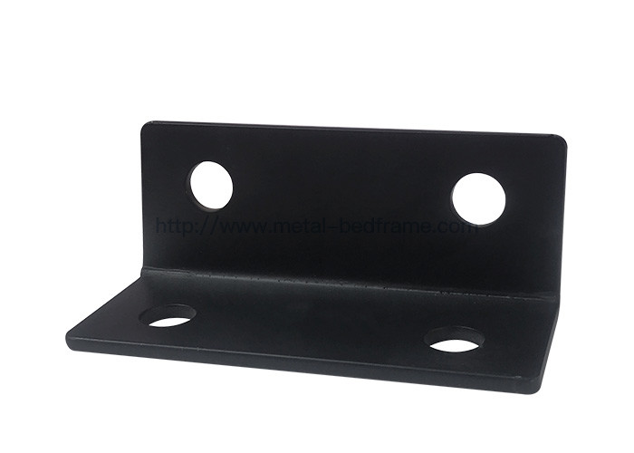 Bed Frame Right Angle Matte Black Corner Brace