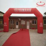 Colorful advertising inflatable full printing color arch inflatable entrance