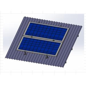 Reliable Structure Metal Roof Solar Mounting Systems For Pitched Roof Solar Panel Rack