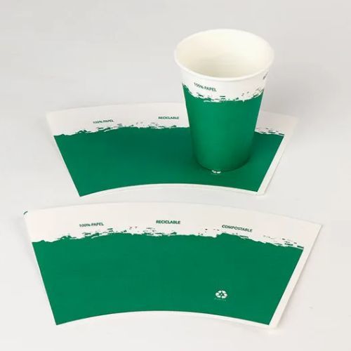 China Disposable Greaseproof Customized GSM Offset Printing Single PE Coated Paper Cup Fans factory
