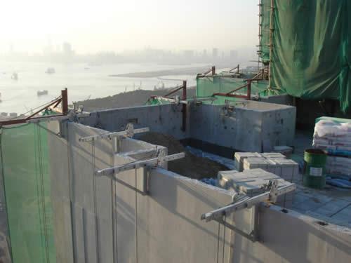 Chile aluminum suspended scaffold / hanging scaffolding / construction suspended