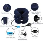 Easy to wear neck cervical traction free size neck supporter adjustable