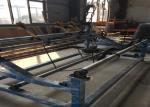 Custom Diamond Mesh Fencing Machine , Iron Net Making Machine Low Energy