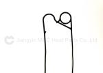SR95 Non Leakage Heat Exchanger Gaskets NBR EPDM Material Energy Saving Cost
