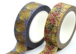 Japanese Style Gummed Glitter Washi Tape For Home Deco