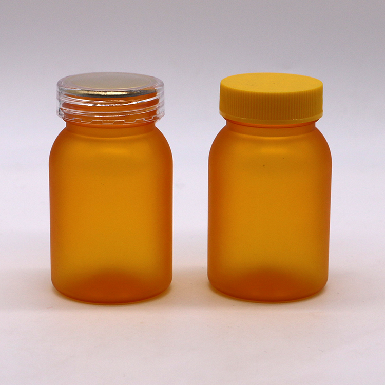 100ml Round PET Customized Color Pharmaceutical Grade Plastic Supplements Medicine Bottles