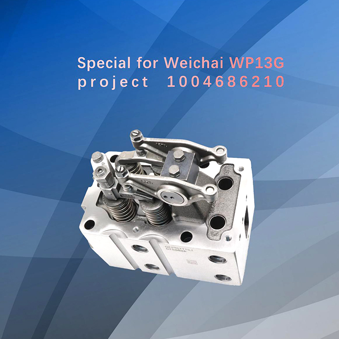 Truck Model HOWO Original Cylinder Head for WEICHAI WP10 WP13G Engine Parts and SHANTUI Bulldozer Excavator 1004686210