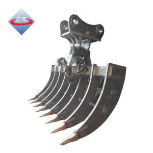 China NM360 Land Clearing 1.3mn Excavator Rake Attachment High Reliability factory