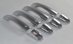 Chrome Silver Auto Door Handle Covers For Jeep Grand Cherokee 2011 - 2014 With 1