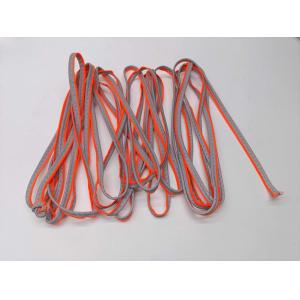 High Visibility 1cm Width Reflective Piping For Safety Vests , Jackets