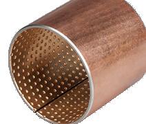 China Bimetall Wrapped Bearings Material CuPb10Sn10 SAE‐797 Lubricated Metal Bushes factory