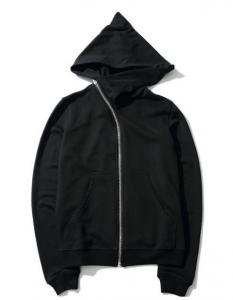 China Low Minimum Clothing Manufacturer Unisex Hoodies Fleece Full - Zip Sweatshirt With Cotton / Polyester on sale