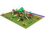 Elementary School Kids Park Playground Equipment , Large Outdoor Play Equipment