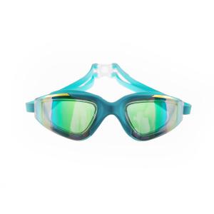 China Mirrored Coating Racing Anti Fog Swimming Goggles factory