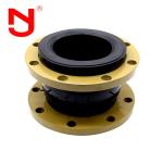 Galvanized Steel End Fittings Single Sphere Rubber Expansion Joint 150 PSI