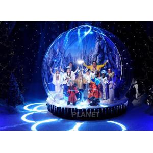 China Custom LED 0.65mm PVC Inflatable Christmas Snow Globe on sale