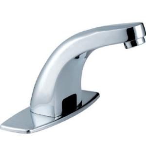 China AC 220V Hospital Automatic Sensor Faucet / Brass Hands Free Bathroom Tap factory