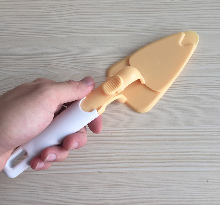 Smooth Surface Plastic Cake Server , No Messy Pizza Shovel Spatula For Pie Slice