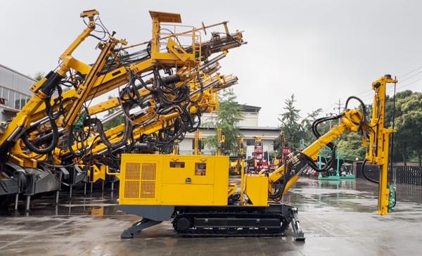 170L Hydraulic Oil Tank Capacity Underground Mining Drill Rig with 55kw Electric