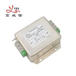 Four Wire Terminal Block Three Phase Emi Filter 1~10a Rated Current 440vac