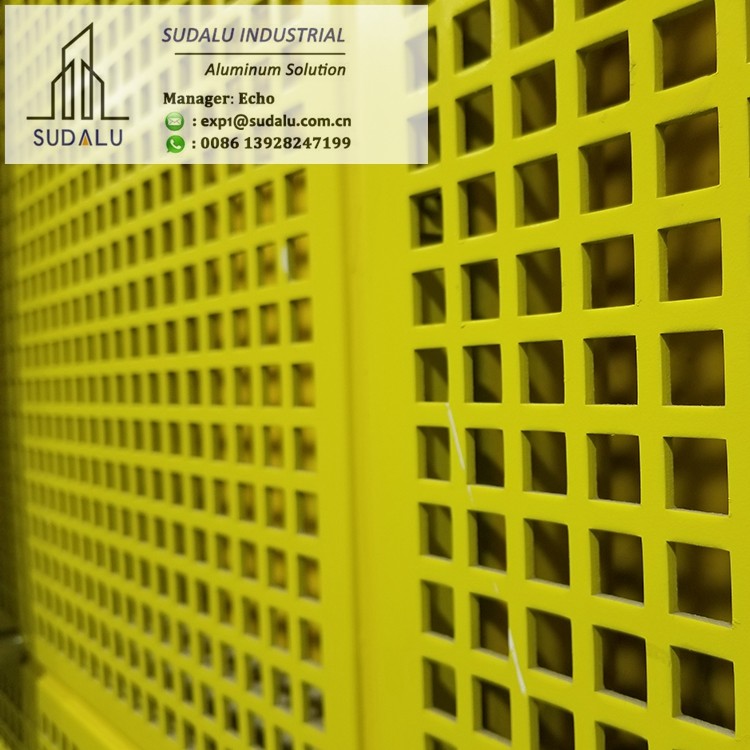 SUDALU Building Cladding Metal Screen Curvel Aluminum Panel For Interior Partition Usage