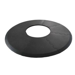 1000*600mm Rubber Gym Mats Black Grounding Earthing Mat Anti Slip