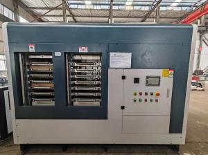 China YLL-27C Automatic Tray Transfer Plastic Card Laminating Pressing Machine 560*750mm RFID Chip Card Lamination factory