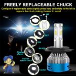 COB Bead Motorcycle Headlights With Die Cast Aluminum Parts And Fan Cooling