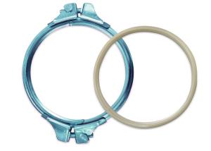 China Galvanized Heavy Duty Pipe Clamps With Normal Clamp Pressure factory