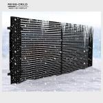Transparent Outdoor Mesh Screen Curtains Die Casting Aluminum Cabinet
