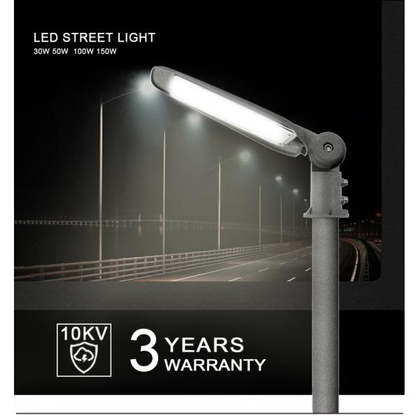 Integrated LED Street Lights IP65 Waterproof Antique Street Lamp 30000 Working Life