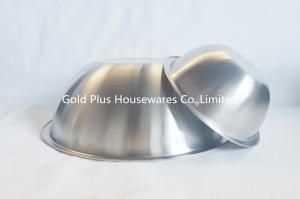 China 26cm Wholesale multifunctional durable kitchen rice wash basin full size food grade stainless steel mixing bowl factory