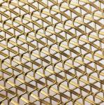 Crimped 2 Inch Woven Wire Mesh Panel For Cabinet Insert