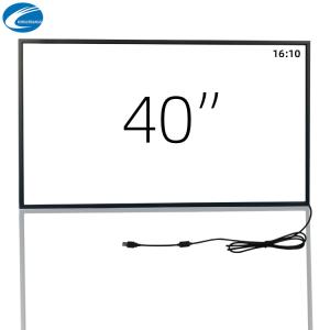 China Aluminum IR Multi Touch Frame 40 Inch Touch Screen Overlay factory