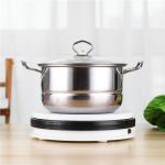 Glass Lid Stainless Steel 410 Cookware Set 12pcs Steamer Food Cooking Soup Pot