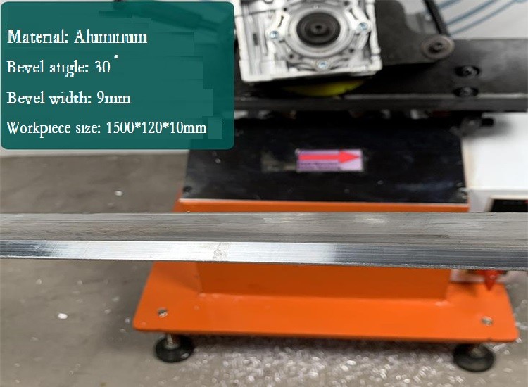 1400r/Min CNC SS Plate Edge Milling Machine Cold Working