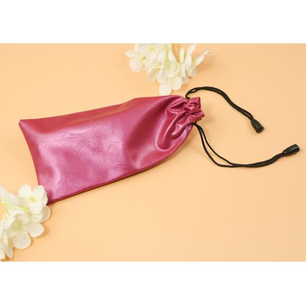 China PU Inside Compound Suede Drawstring Bags Waterproof Environmental Protection factory