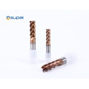 Stainless Steels CNC Lathe Machining End Mills With Customized Overall Length