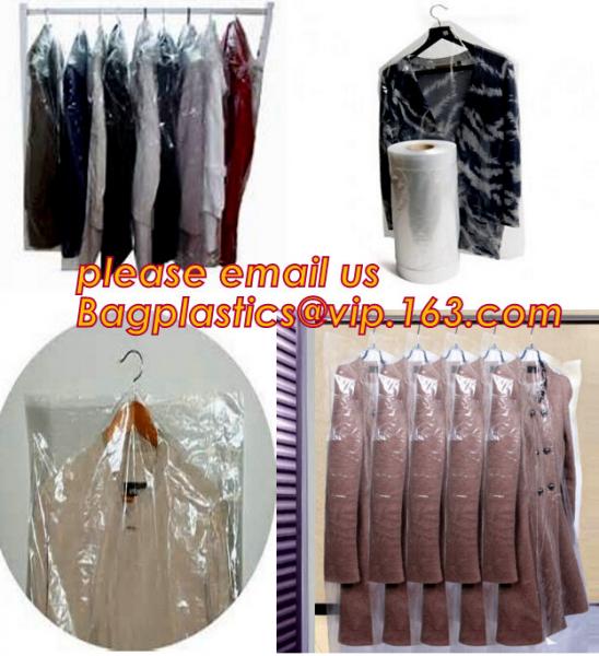Laundry & Dry Cleaning Bags,Customized LDPE printed plastic dry cleaning perforated bag on roll,garment bags for dresses