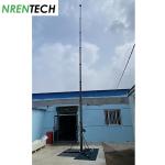 15m Aluminum Mobile Crank Up Telescopic Radio Antenna Mast 10kg payloads