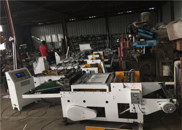 Paper Roll To Sheet Flat Die Cutting Machine , Commercial Die Cutting Machine