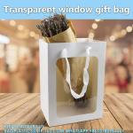 Bags With Window 10x7x5 Gift Bags For Mother'S Day Proposal Candy Gift, Festival