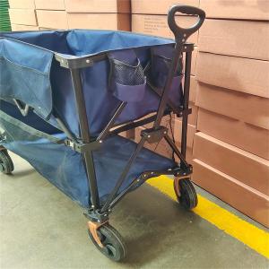 Double Decker Collapsible Handle Folding Trolley Cart Large Load Capacity