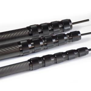 China 3.2 Meter 10.5 Feet Rod Carbon Fiber Tube Extension Pole Telescopic Pipe With Spin Lock factory
