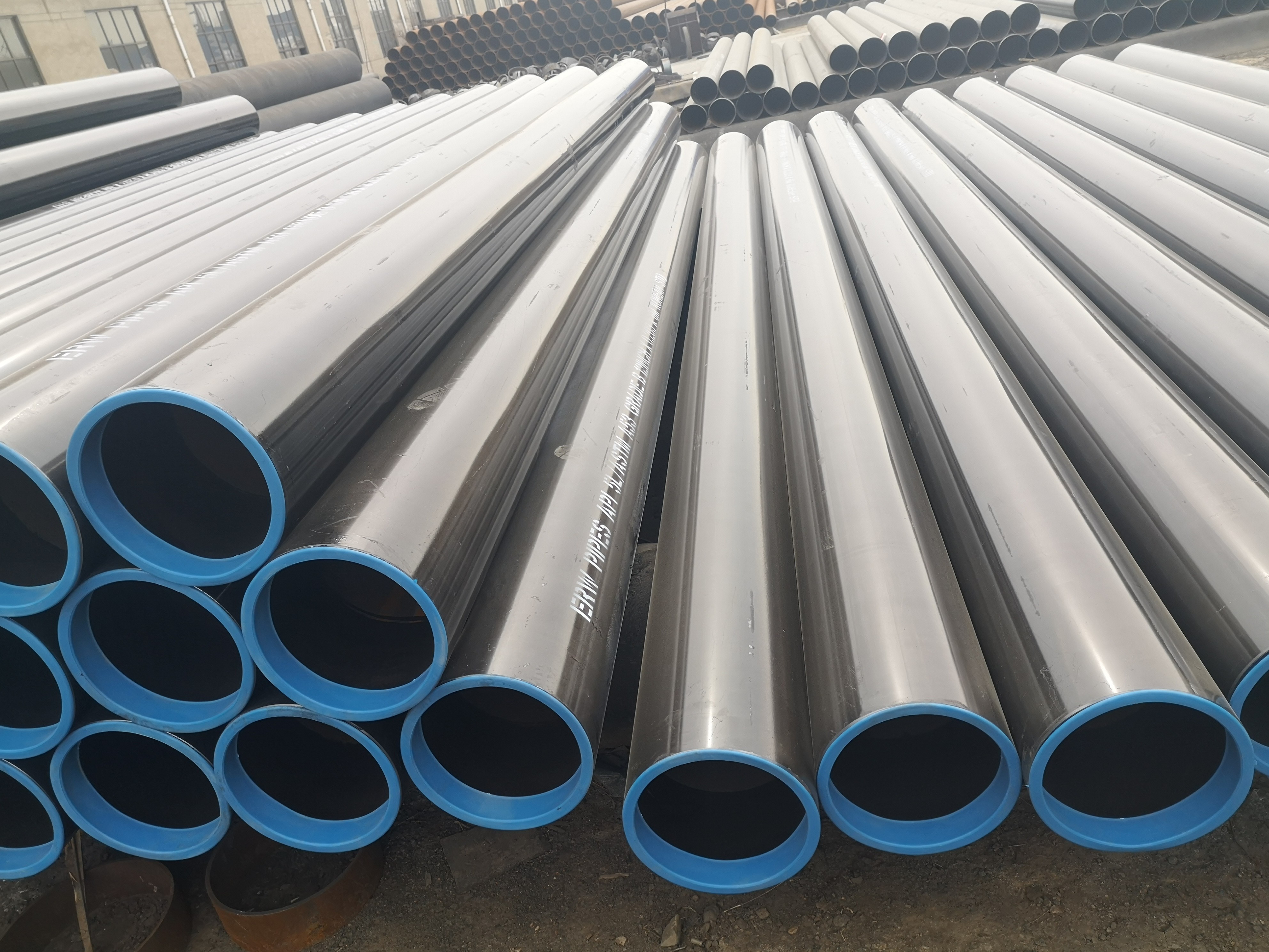 Pipeline Field Black X42M PSL2 High Frequency Welded Pipe